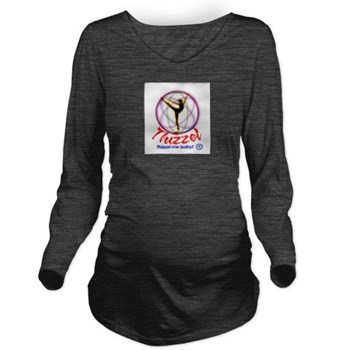 Thizzel Dancing Long Sleeve Maternity T-Shirt