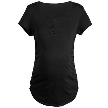 Thizzel Surfing Maternity T-Shirt