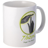 Finger T Logo Mugs