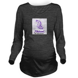 Thizzel Work Long Sleeve Maternity T-Shirt