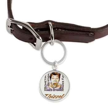 Thizzel makes me Funny Pet Tags