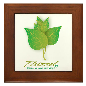 Growing Vector Logo Framed Tile