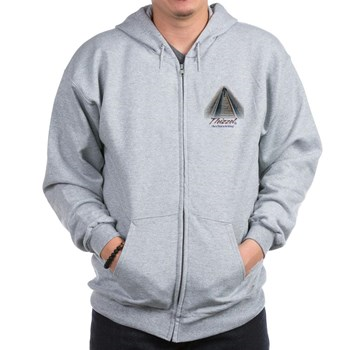 Railway Logo Zip Hoodie