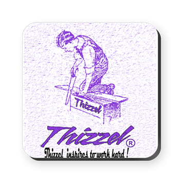 Thizzel Work Cork Coaster