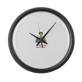 All of Thizzel Logo Large Wall Clock