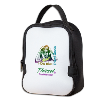 Thizzel Nice Goods Logo Neoprene Lunch Bag