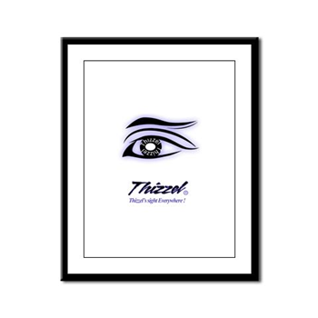 Thizzel Sight Logo Framed Panel Print