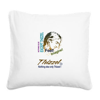 Only Thizzel Logo Square Canvas Pillow