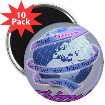 Thizzel Globe Magnets