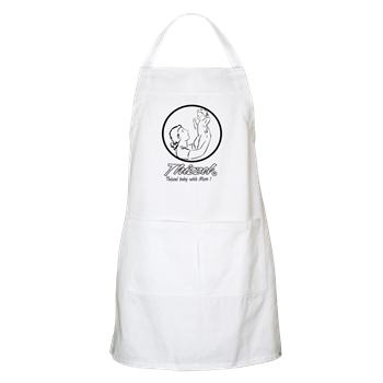 Mom Baby Logo Apron