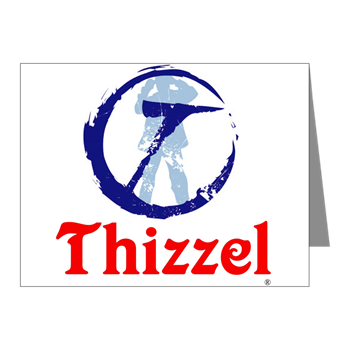 THIZZEL Trademark Note Cards