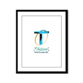 Thizzel Encompass Logo Framed Panel Print