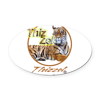 Power Logo Oval Car Magnet