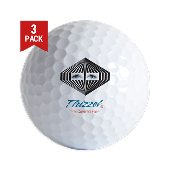 Thizzel Face Logo Golf Ball