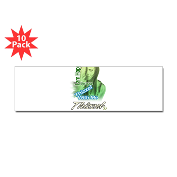 Thizzel make me Happy Bumper Bumper Sticker