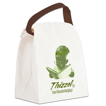 Thizzel Study Logo Canvas Lunch Bag
