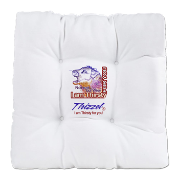 Am Thirsty Logo Tufted Chair Cushion