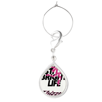 Thizzel Life Style Teardrop Wine Charm