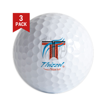 Have a Thizzel Art Golf Ball