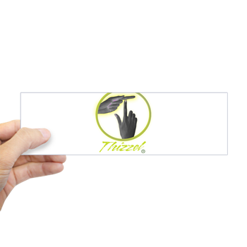 Finger T Logo Bumper Bumper Sticker