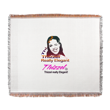 Thizzel Elegant Logo Woven Blanket