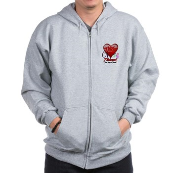 Valentine Logo Zip Hoodie