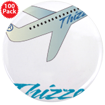 Travel Vector Logo 3.5" Button (100 pack)