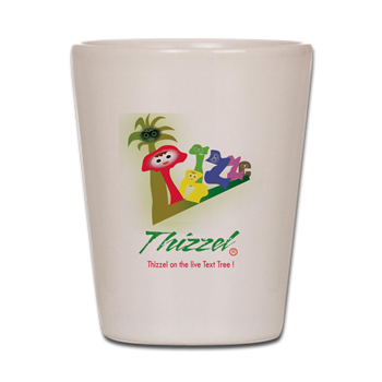 Live Tex Tree Vector Logo Shot Glass