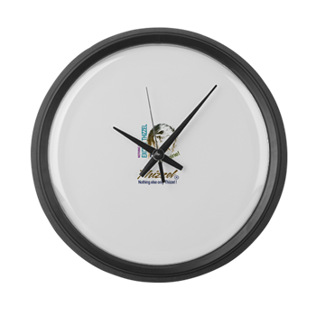 Only Thizzel Logo Large Wall Clock