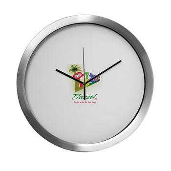 Live Tex Tree Vector Logo Modern Wall Clock