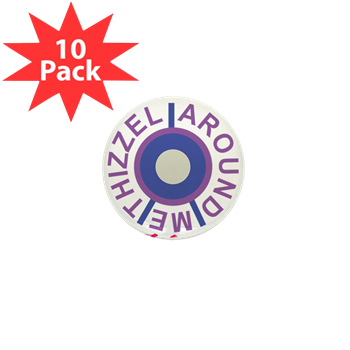 Around Me Vector Logo Mini Button (10 pack)