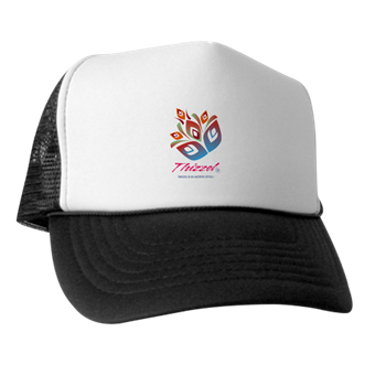 Artistic Leaves Logo Trucker Hat