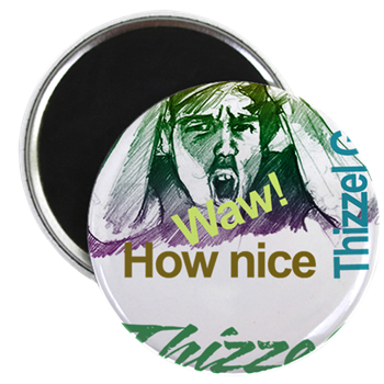 Thizzel Nice Goods Logo Magnets