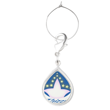 Great Star Logo Teardrop Wine Charm