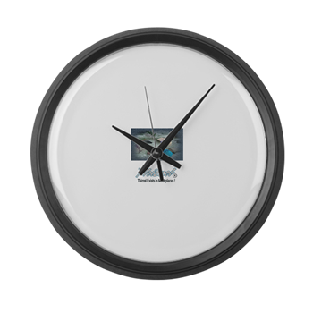 Thizzel Exist Logo Large Wall Clock