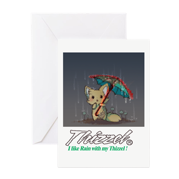 Rainy Logo Greeting Cards