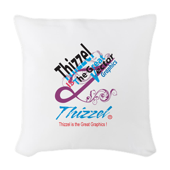 Vector Graphics Logo 01 Woven Throw Pillow