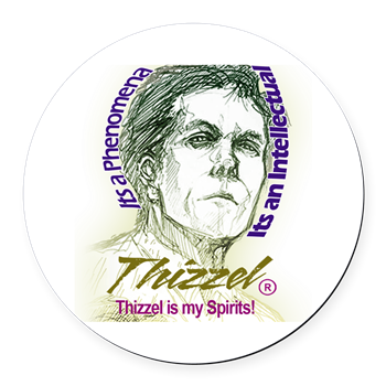 Thizzel is my Spirits Round Car Magnet