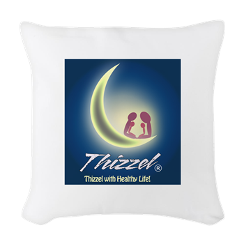 Thizzel Health Woven Throw Pillow