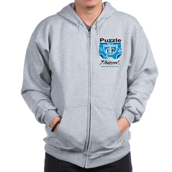 Puzzle Game Logo Zip Hoodie