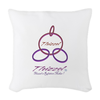 Relationship Logo Woven Throw Pillow