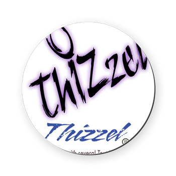 Text Effect Logo Cork Coaster