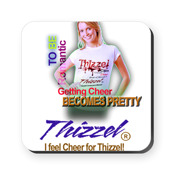 I feel Cheer for Thizzel Cork Coaster