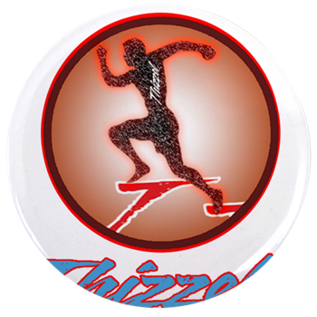 Runner Logo 3.5" Button