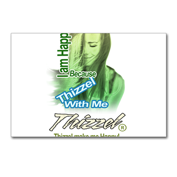 Thizzel make me Happy Postcards (Package of 8)