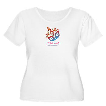 Artistic Leaves Logo Plus Size T-Shirt