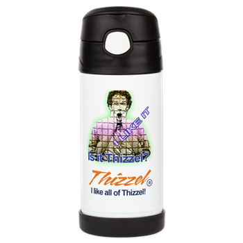 All of Thizzel Logo Insulated Cold Beverage Bottle