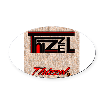 Thizzel Class Oval Car Magnet