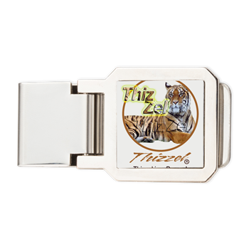 Power Logo Money Clip