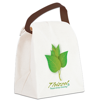 Growing Vector Logo Canvas Lunch Bag